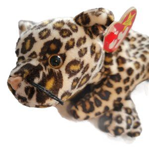 TY Beanie Babies Freckles the Leopard Plush Stuffed Animal  Retired Vintage